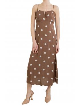 Vestito lungo con pois Only 